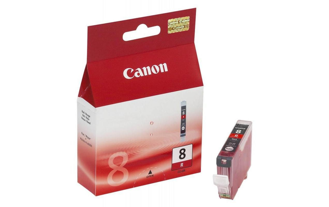 Canon Tintenpatrone CLI-8R, rot, 5'790 Seiten – für Tintenstrahldrucker und Multifunktionsgeräte
