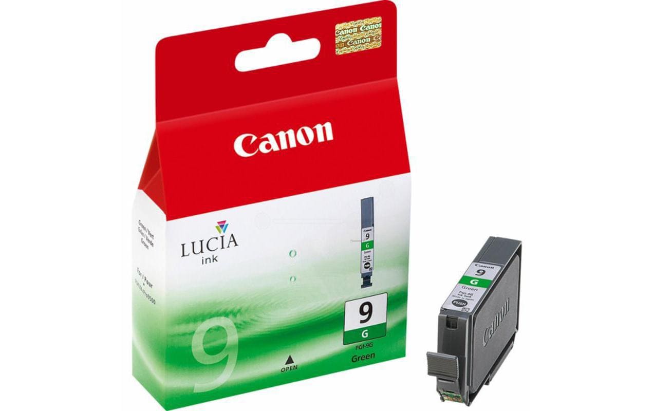 Canon Tintenpatrone PGI-9, Grün, 1'600 Seiten – für Tintenstrahldrucker/Multifunktionsgeräte