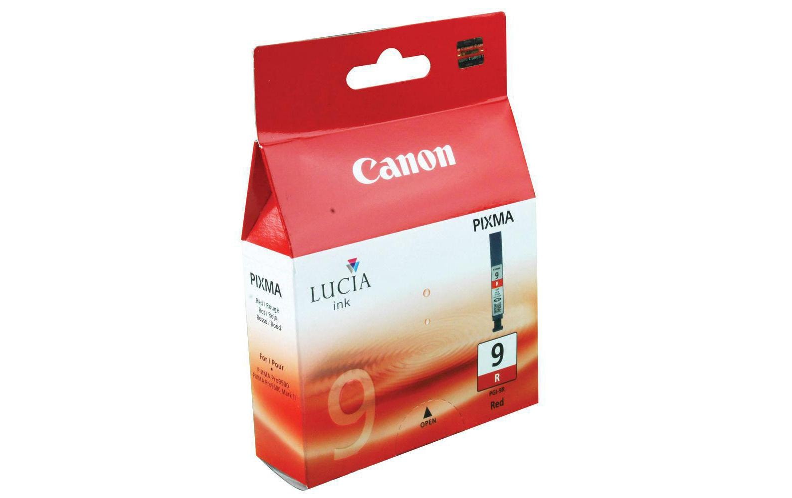 Canon Tintenpatrone PGI-9, rot, 1'600 Seiten – für Inkjet- und Multifunktionsgeräte