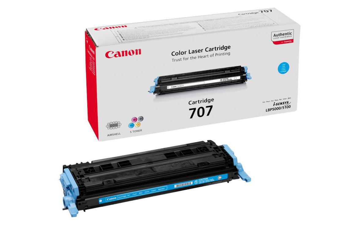 Canon Toner 707C – cyan, 2000 Seiten