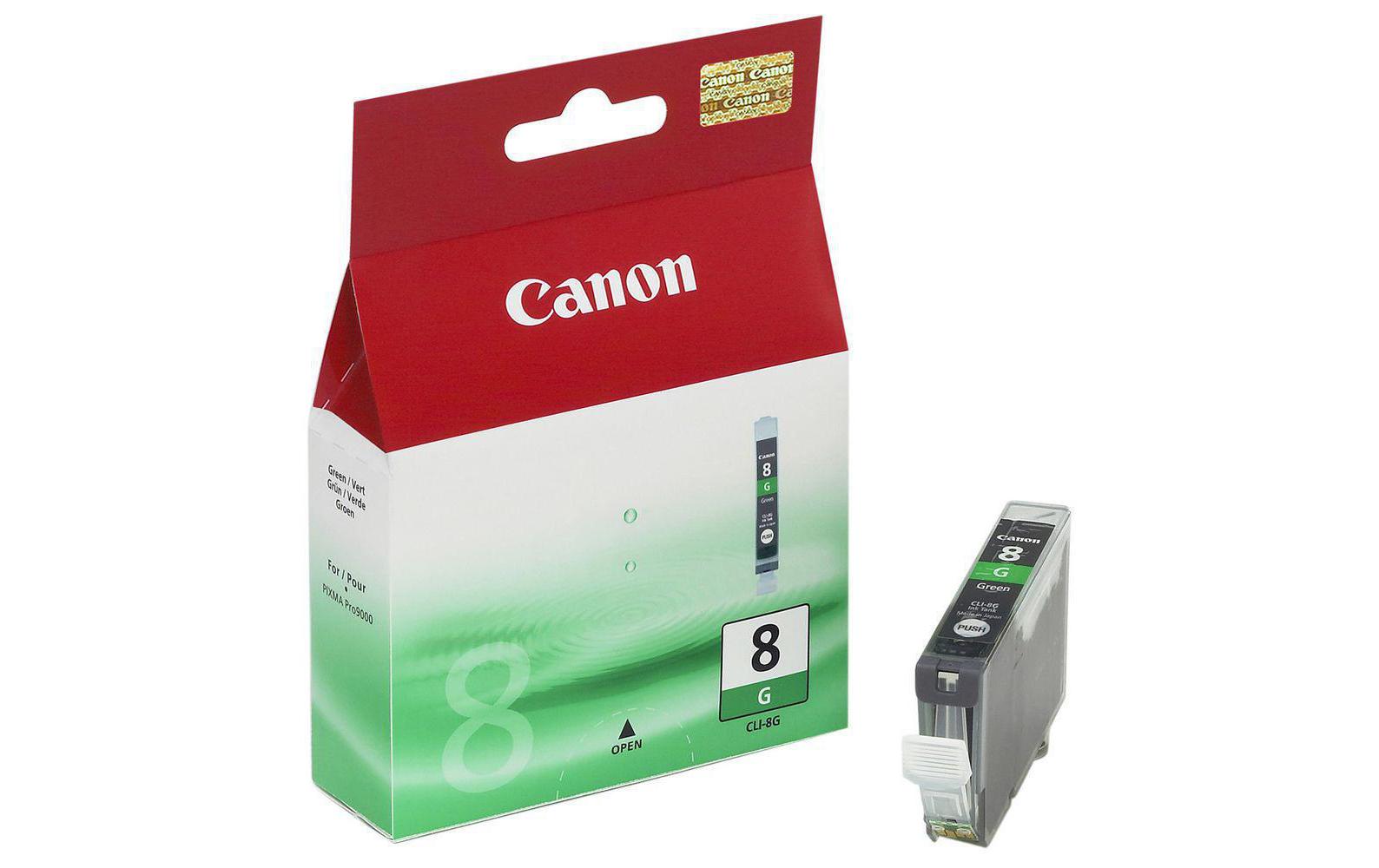 Canon Tintenpatrone CLI-8G, grün, 5'845 Seiten – für CLI-8-Serie