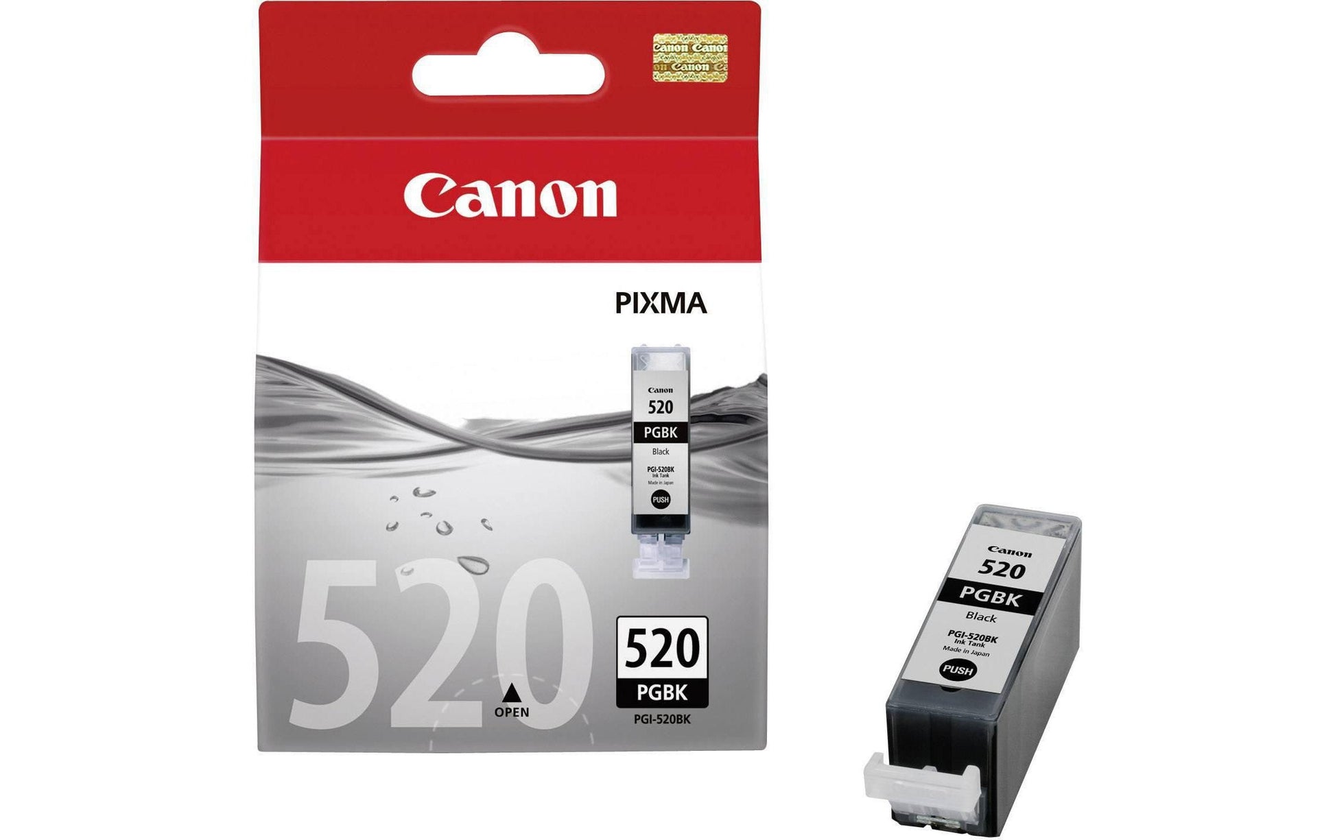 Canon Tintenpatrone PGI-520BK, Schwarz, 324 Seiten