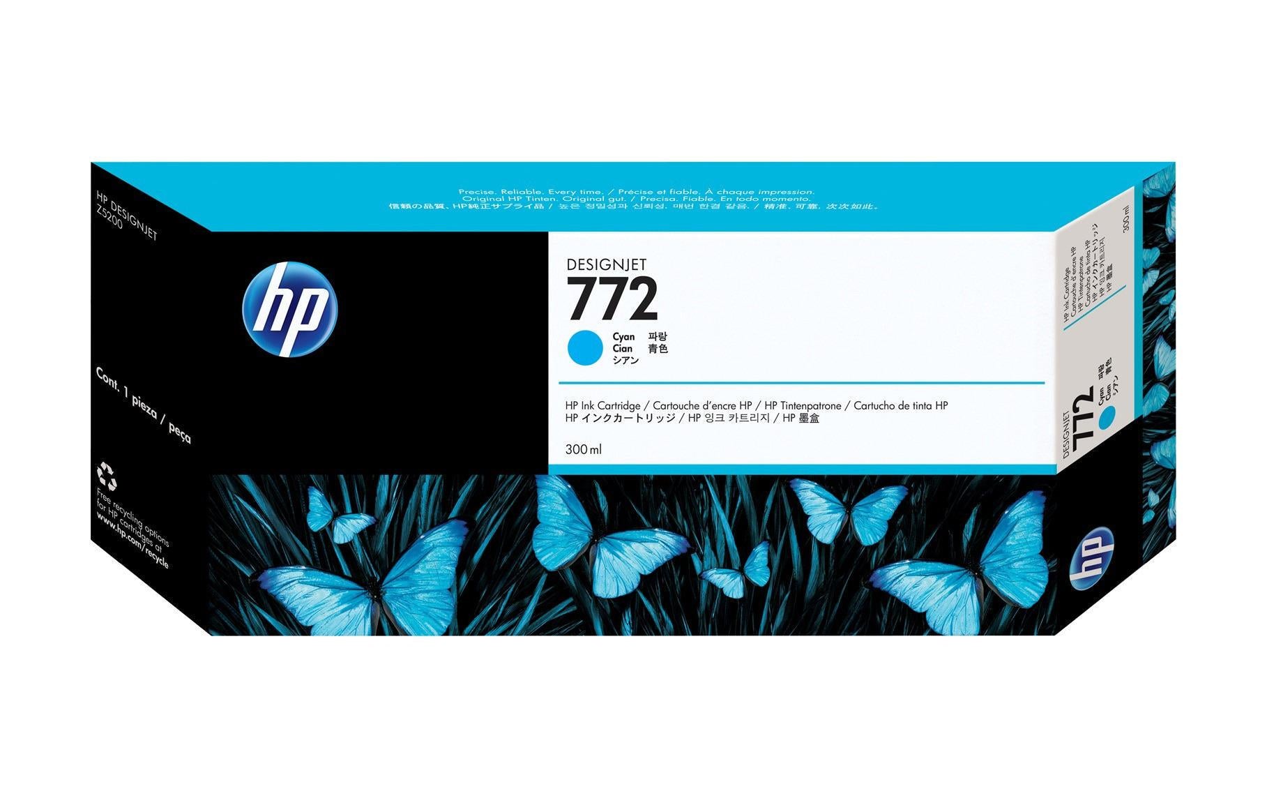 HP Tintenpatrone 772, Cyan