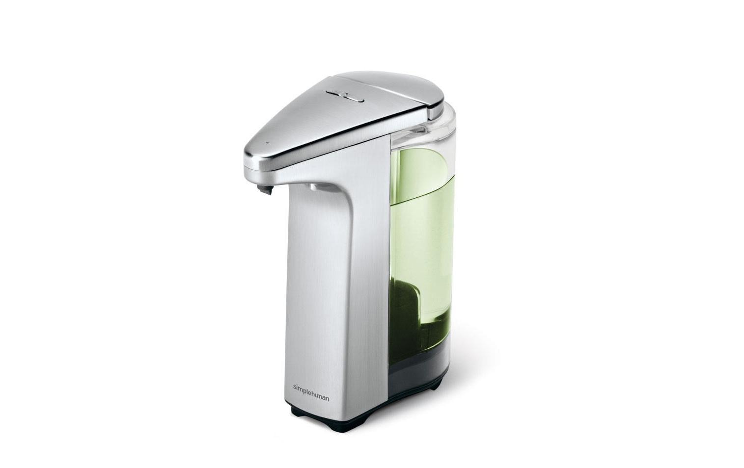 simplehuman ST1023 Seifenspender – Stahl, Silber, 237 ml