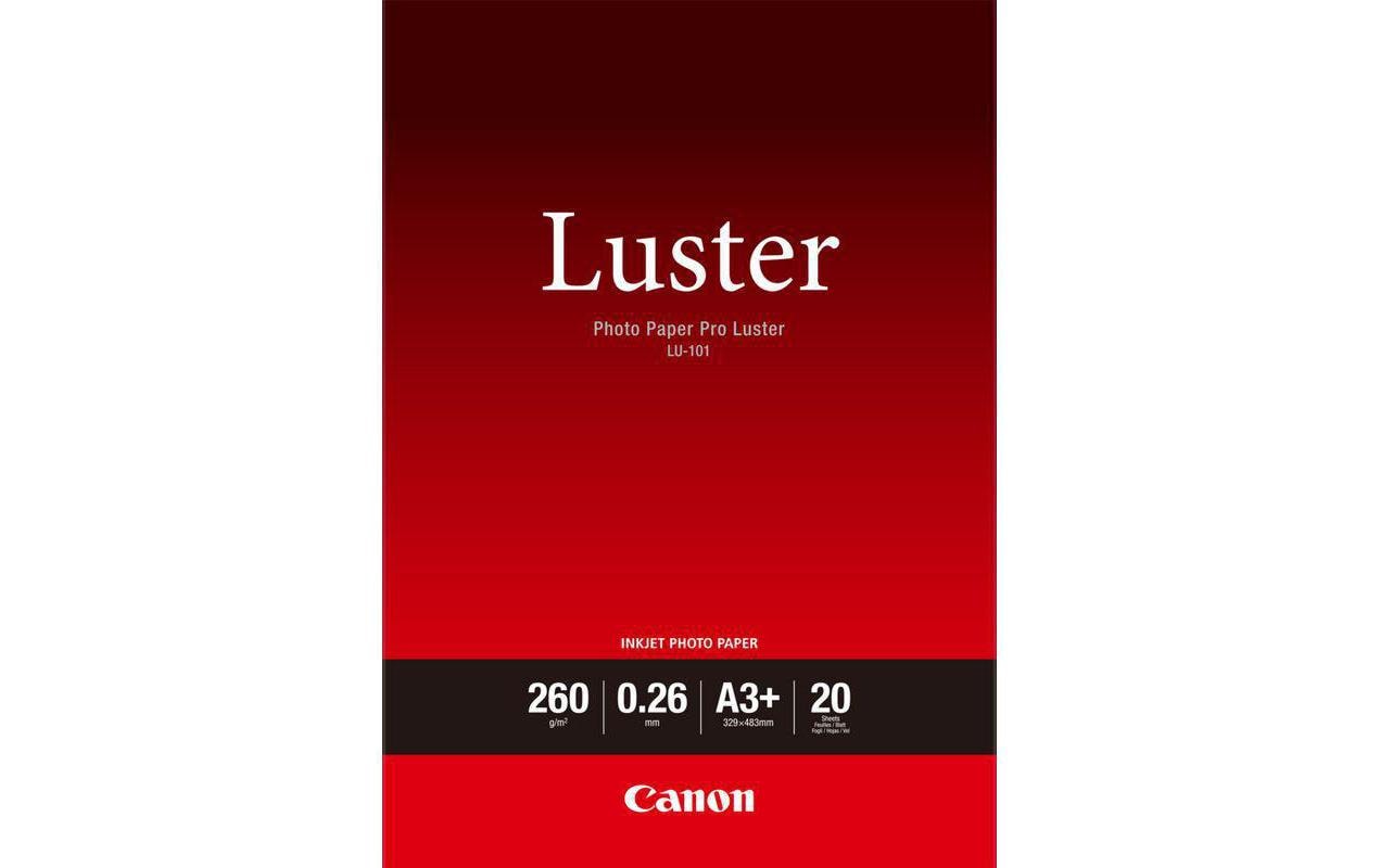 Canon Fotopapier – glänzend, A3+, 260 g/m², 20 Blatt, einseitig – für Inkjetdrucker