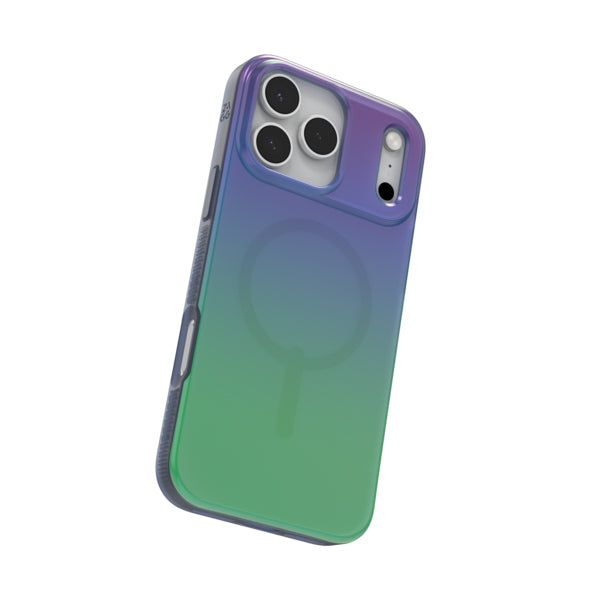 ZAGG Milan Snap Backcover – für Apple iPhone 17 Pro Max, MagSafe, Graphen, Grün/Blau, bis 4 m Sturzsicher