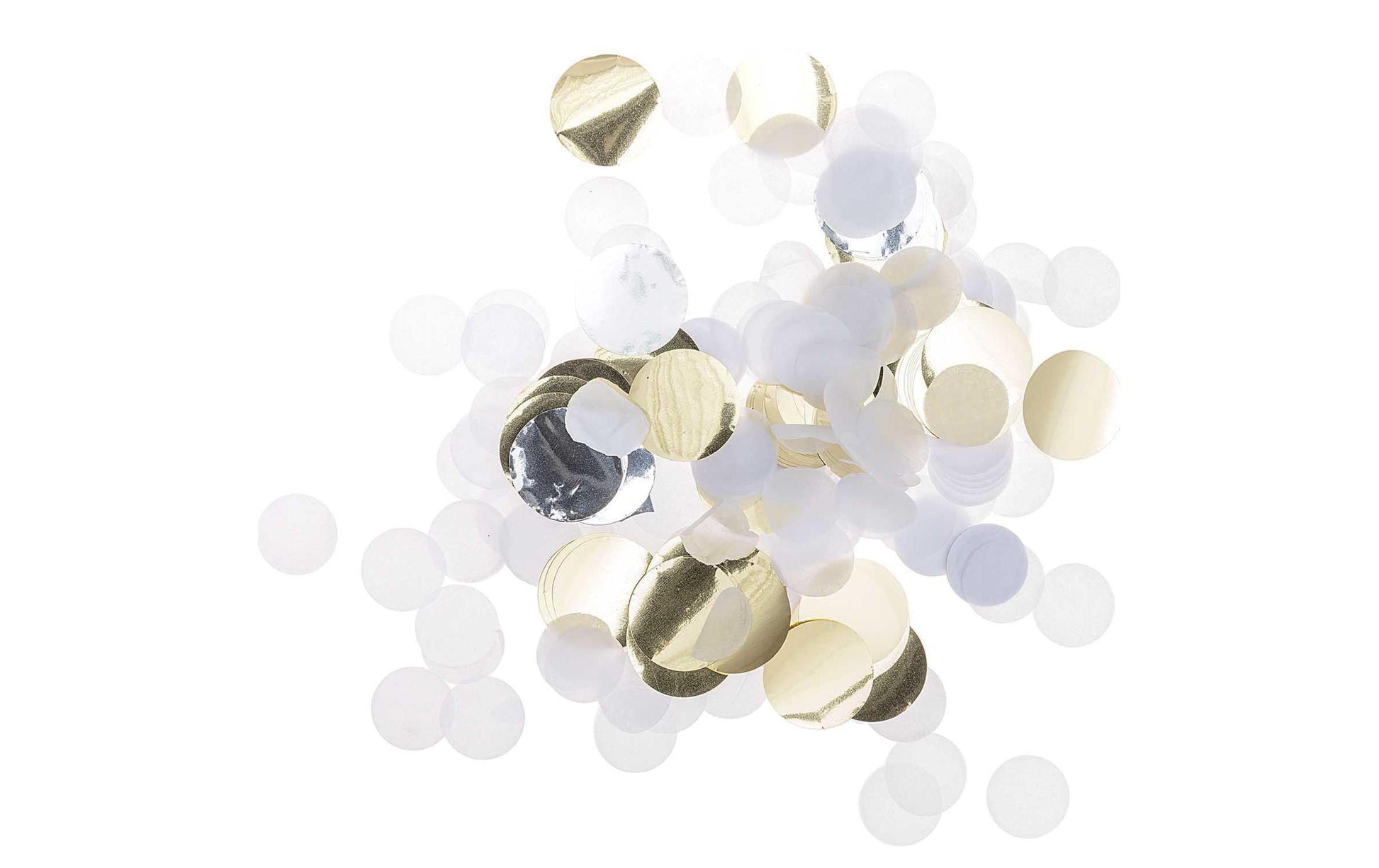 Rico Design Loses Konfetti – Weiss/Silber – 20 g – Folie