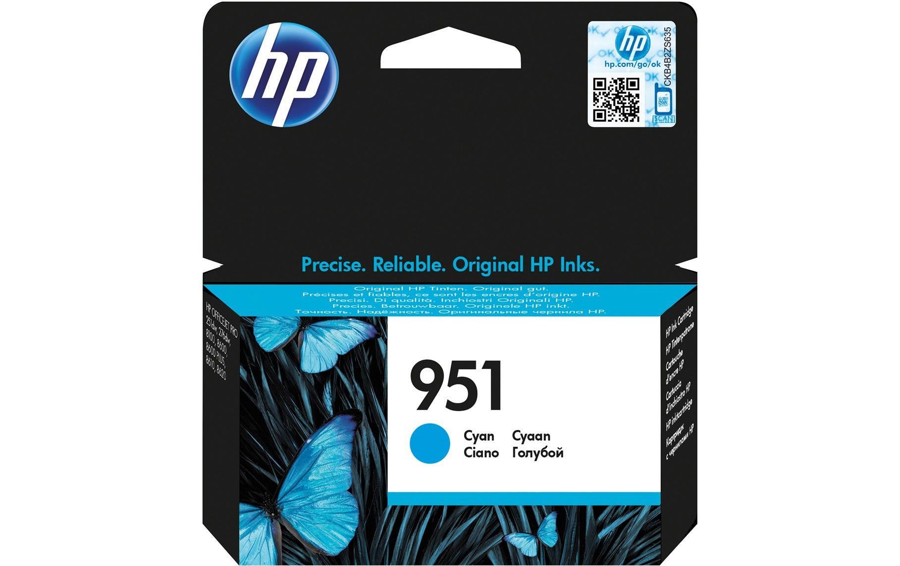 HP Tintenpatrone 951, Cyan, 700 Seiten
