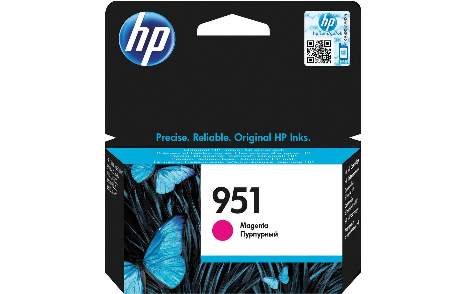 HP Tintenpatrone 951, Magenta, 700 Seiten