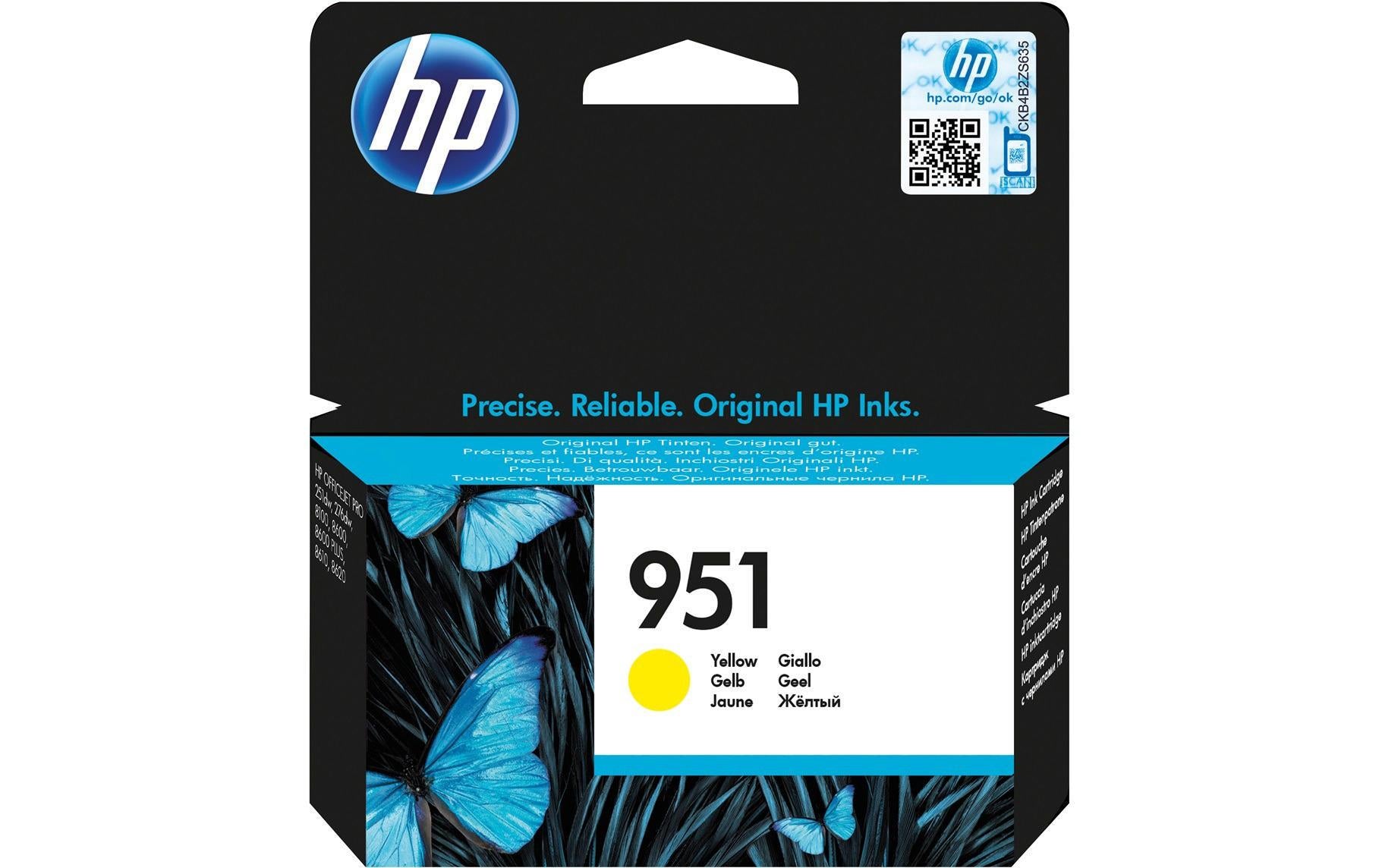 HP Tintenpatrone 951, Gelb, 700 Seiten