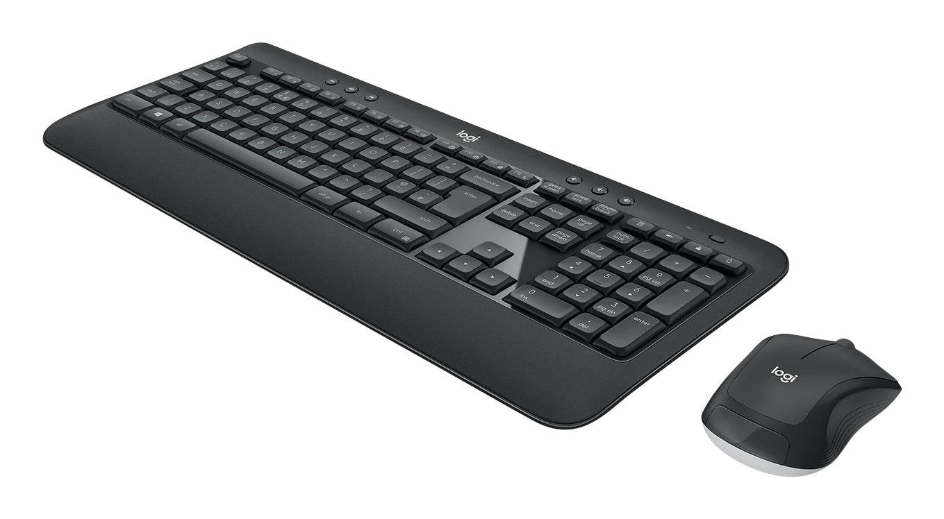 Logitech MK540 Advanced – Tastatur- und Maus-Set – 2,4 GHz USB-A (Unifying-Empfänger) – QWERTY (Nordisch) – Schwarz