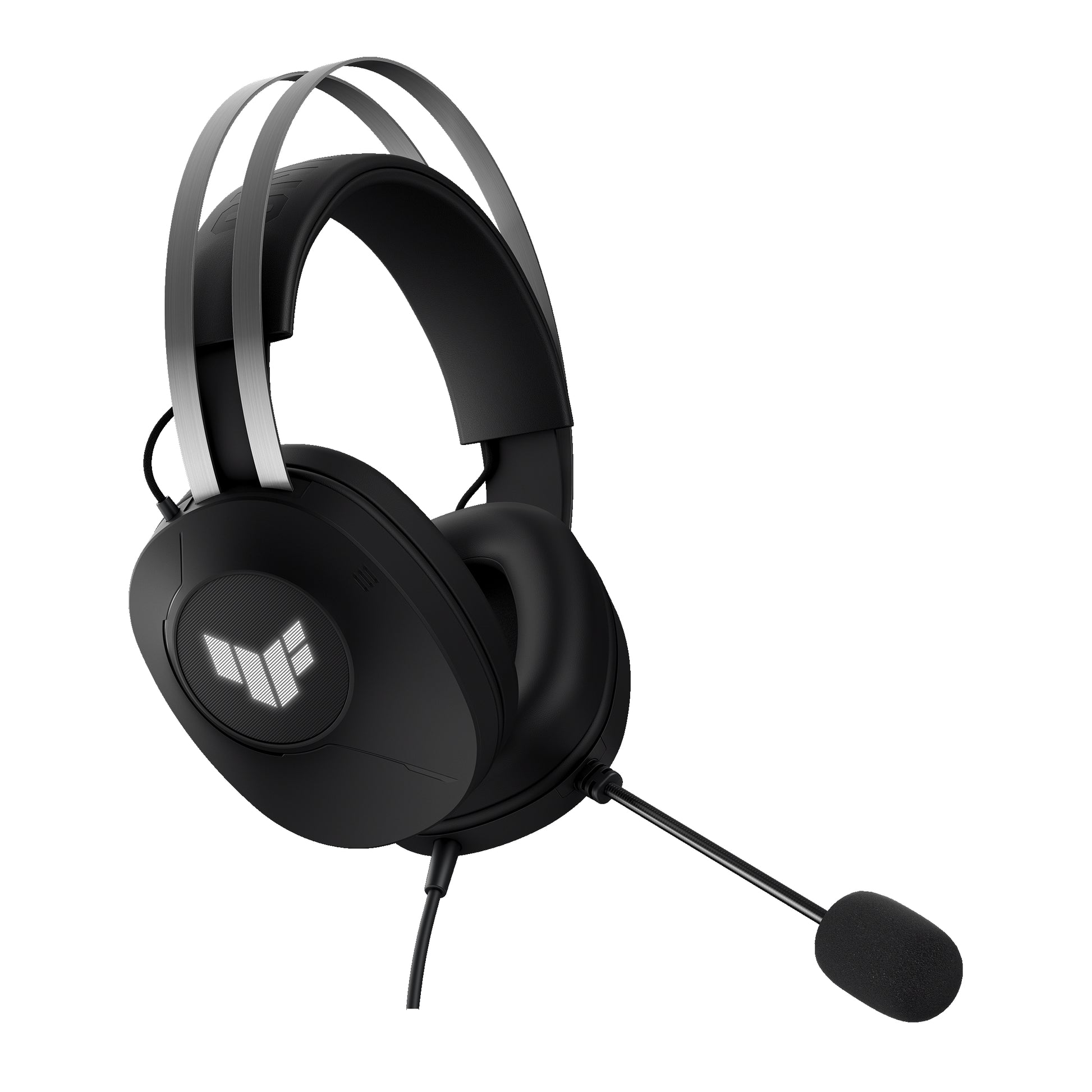 ASUS TUF Gaming H1 Gen II Gaming-Headset – Over-Ear, Stereo, Kabelgebunden, USB-A, Schwarz