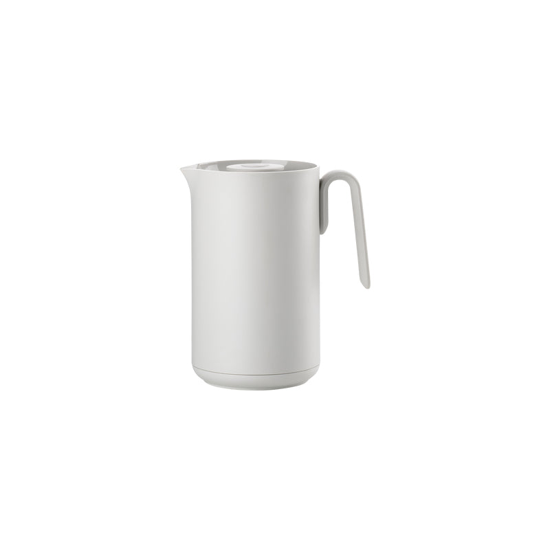 Zone Denmark Thermoskanne Jug Singles – 1 l, Ø 13,2 cm, Kunststoff (PP)/Glas, Knopfdruckverschluss