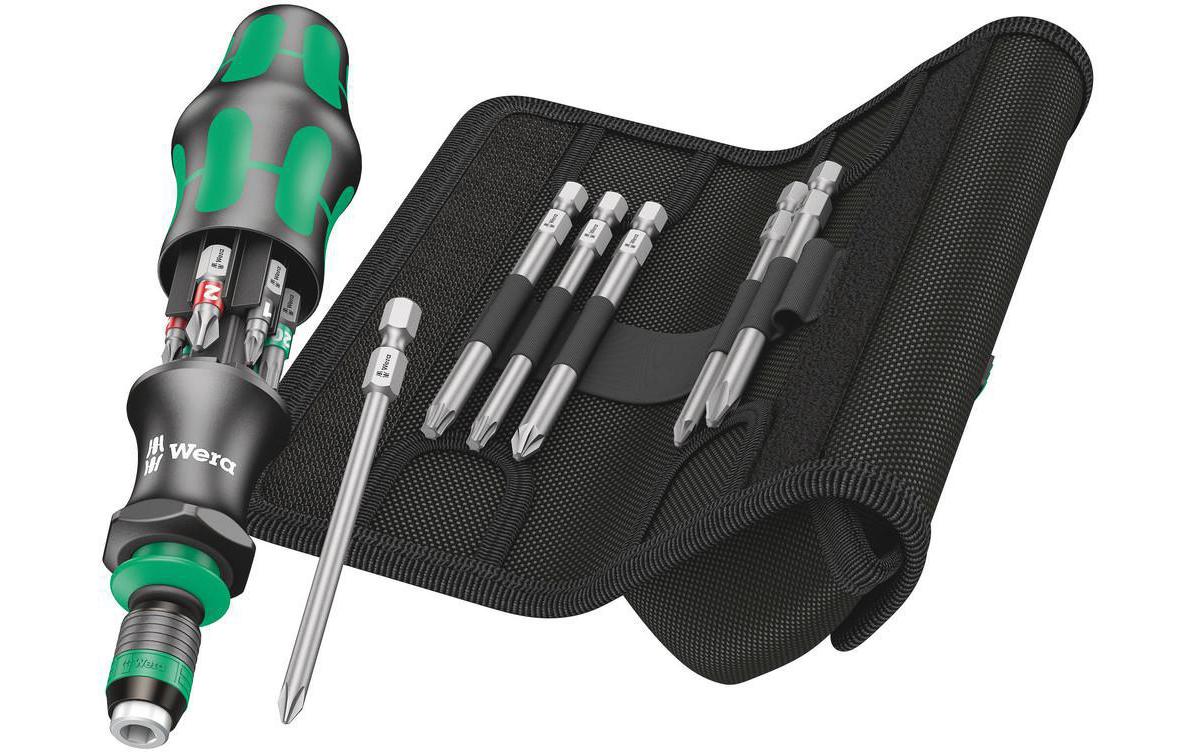 Wera Schraubendreher-Bit-Set Kraftform Kompakt 20 – 13 Bits – Antrieb 1/4" – 05051017001