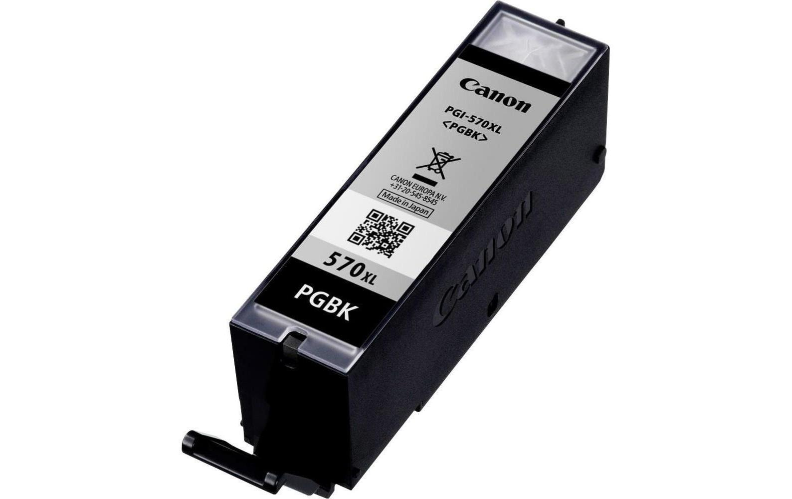 Canon Tintenpatrone PGI-570XL PGBK, Schwarz, XL, 500 Seiten – für Tintenstrahldrucker/Multifunktionsgeräte