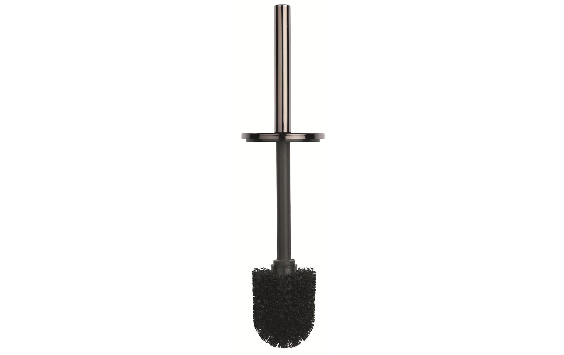 Spirella NYO-STEEL – Ersatzbürstenkopf – Metall, Schwarz, Ø 7,2 cm