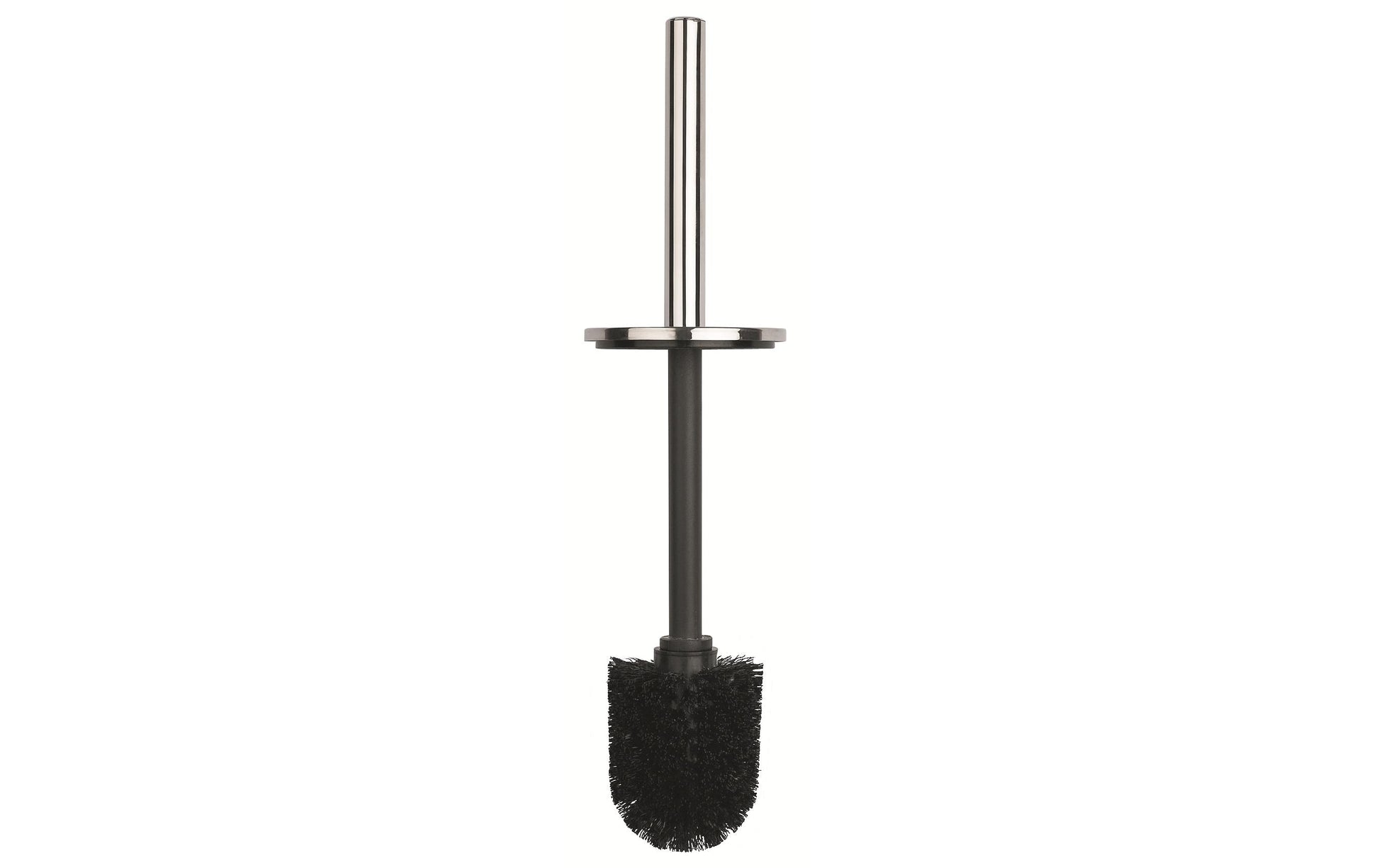 Spirella Ersatzbürstenkopf – Edelstahl, schwarz, Ø 7,2 cm