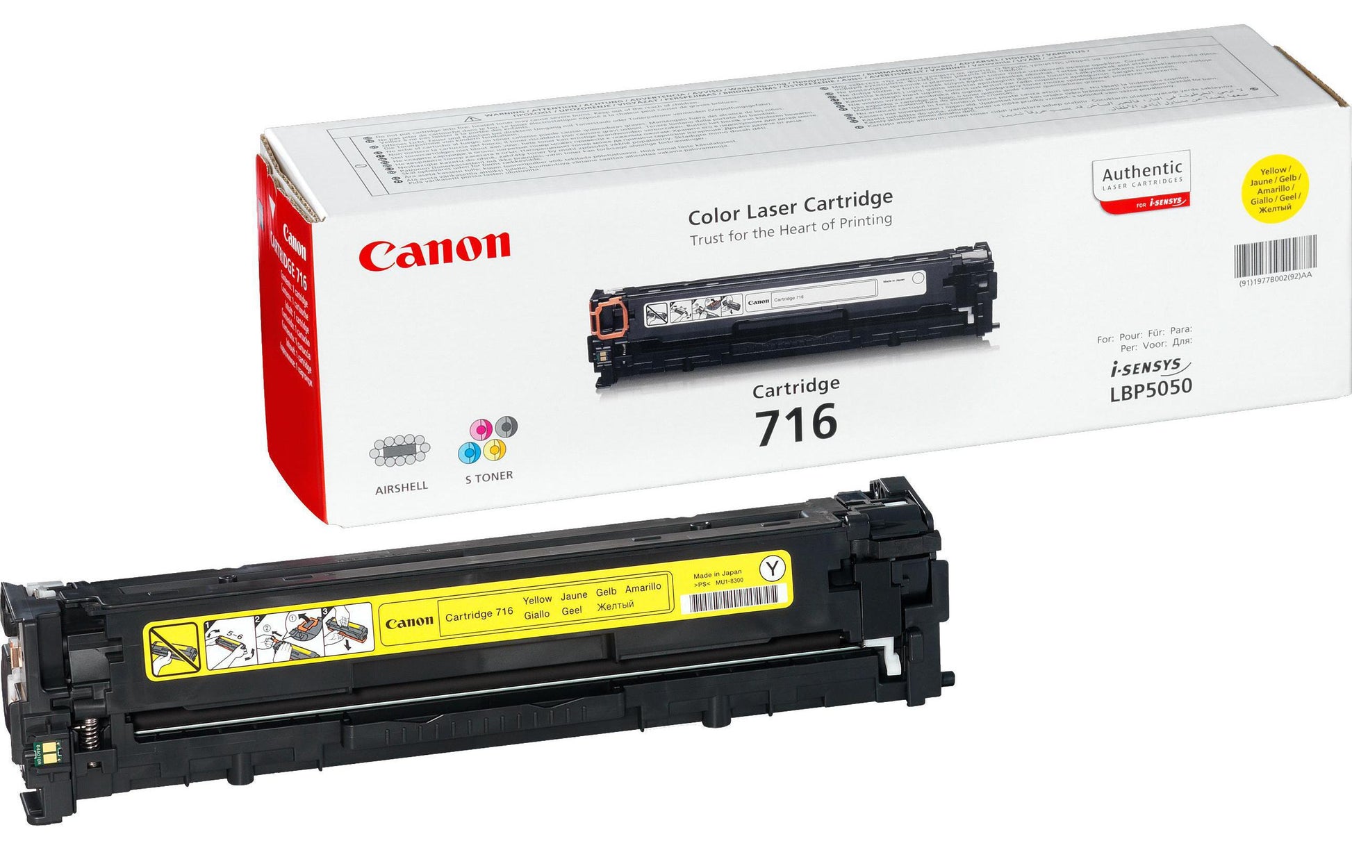 Canon Toner 716 – gelb, 1500 Seiten
