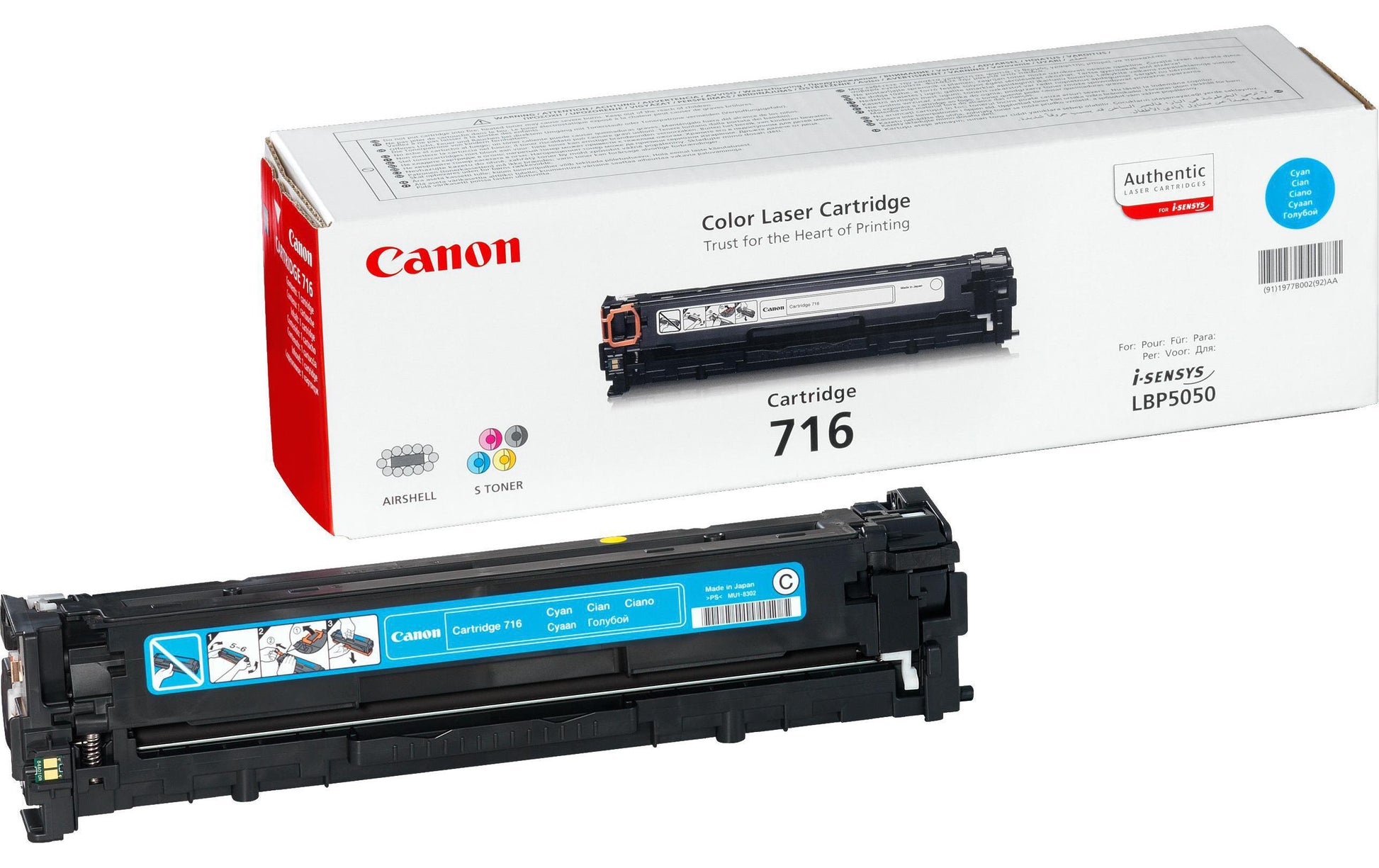 Canon Toner 716 – cyan, 1500 Seiten