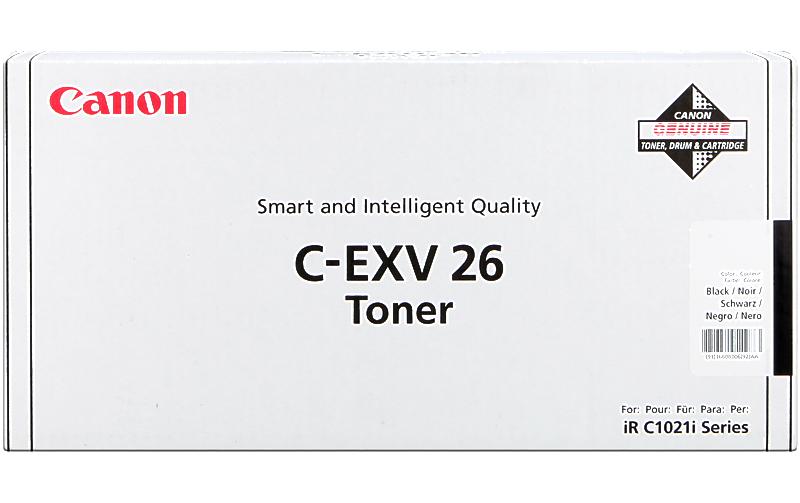 Canon Toner C-EXV26 – schwarz, 6000 Seiten – für Canon iR C1021/iR C1028