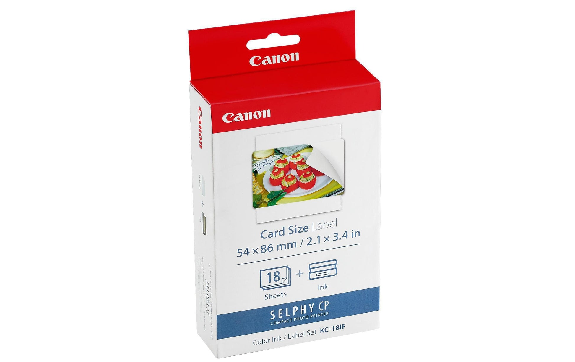 Canon KC-18IF – 54 × 86 mm Etikett, kompatibel mit Canon Selphy