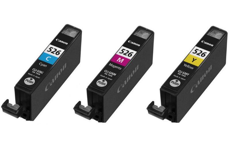 Canon Tintenpatronen-Multipack CLI-526, CMY, 3er-Pack – für CLI-526-Geräte
