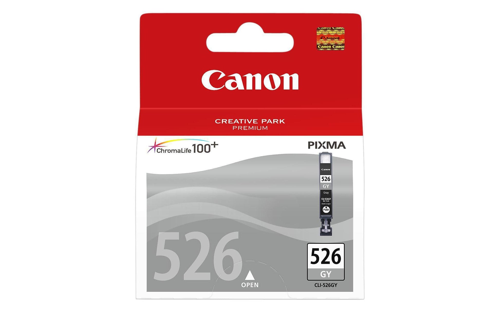 Canon Tintenpatrone CLI-526GY, Grau, 437 Seiten, Original