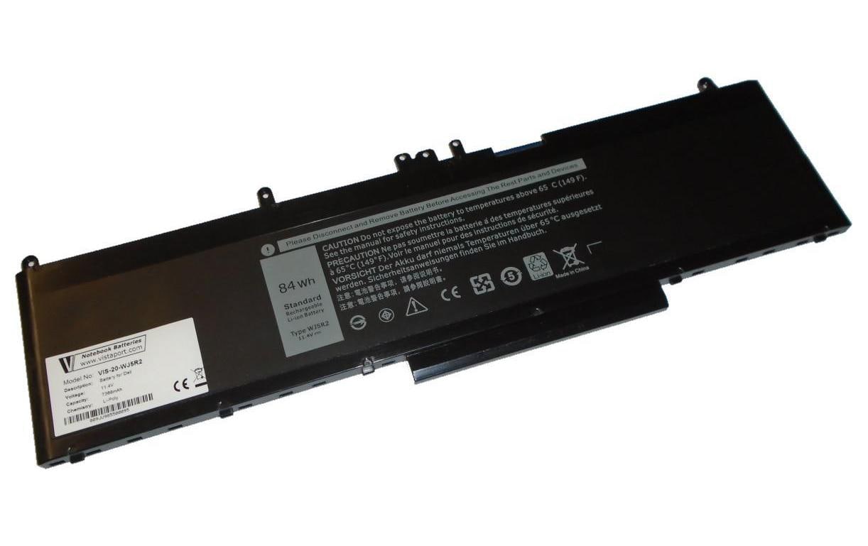 Vistaport Notebook-Akku – für Dell Precision 15 3510 – 84 Wh, 11,4 V – Schwarz