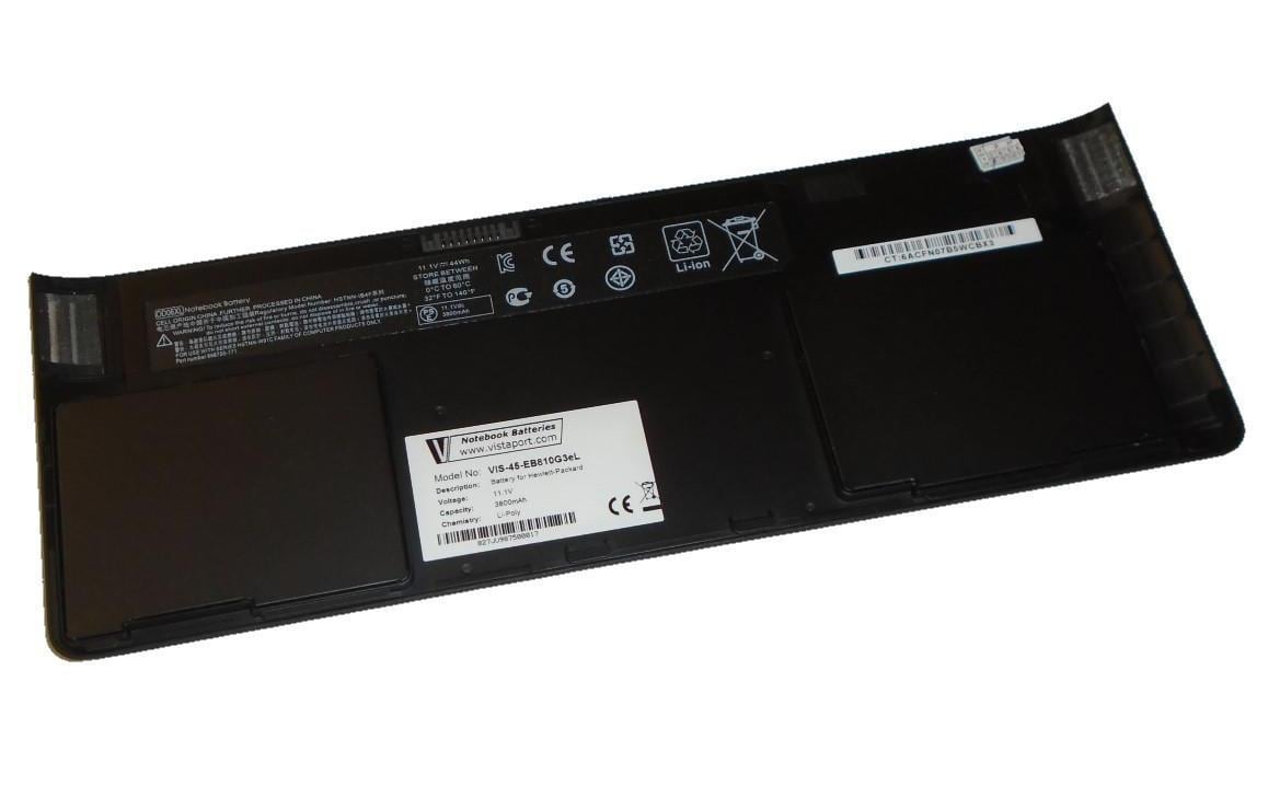 Vistaport Notebook-Akku – für HP EliteBook 810 G1–G3 – 42 Wh, 11,1 V – Schwarz