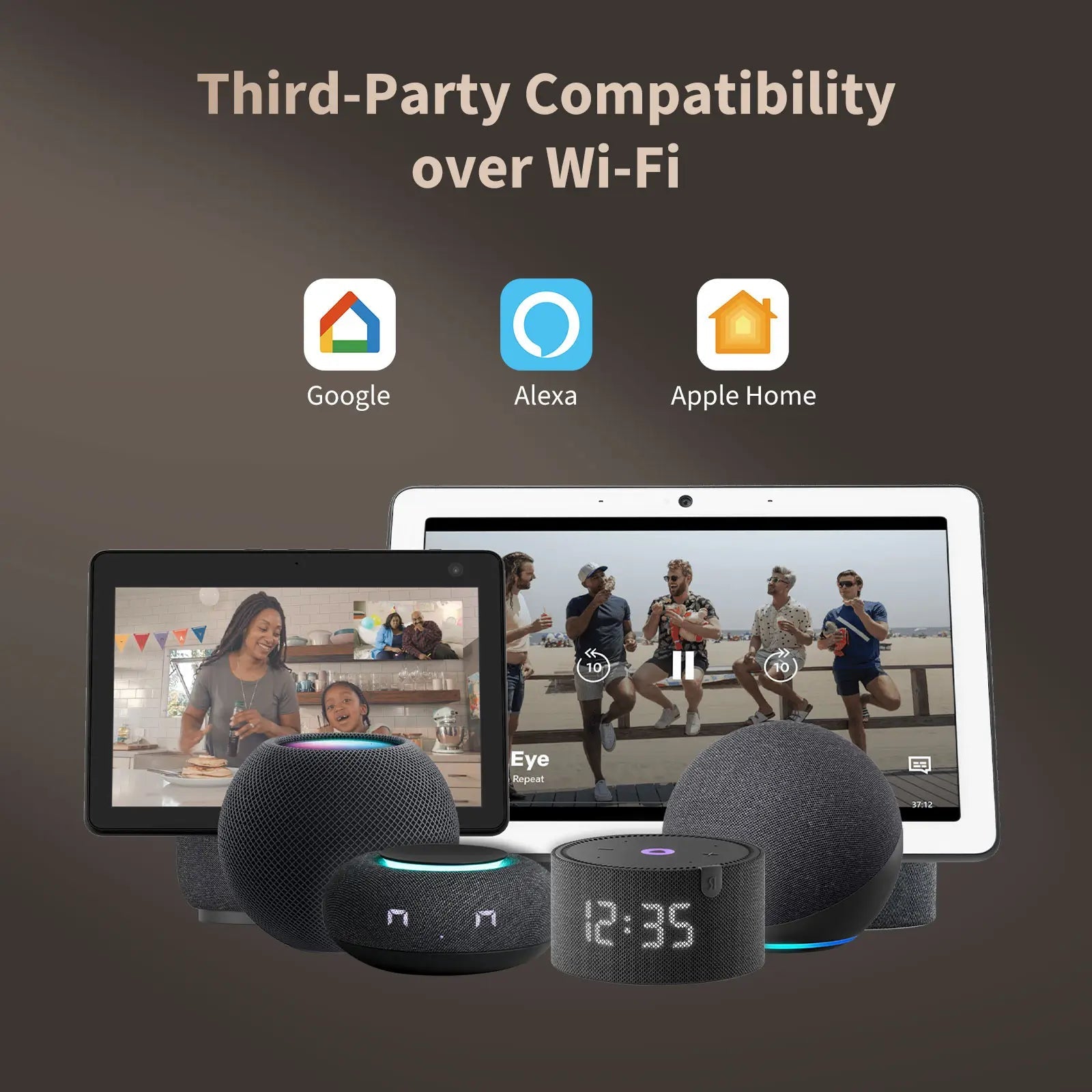 Aqara Touchscreen Dial V1 – Smart-Display – Touchscreen, Amazon Alexa, Google Home – für Apple Home, Matter