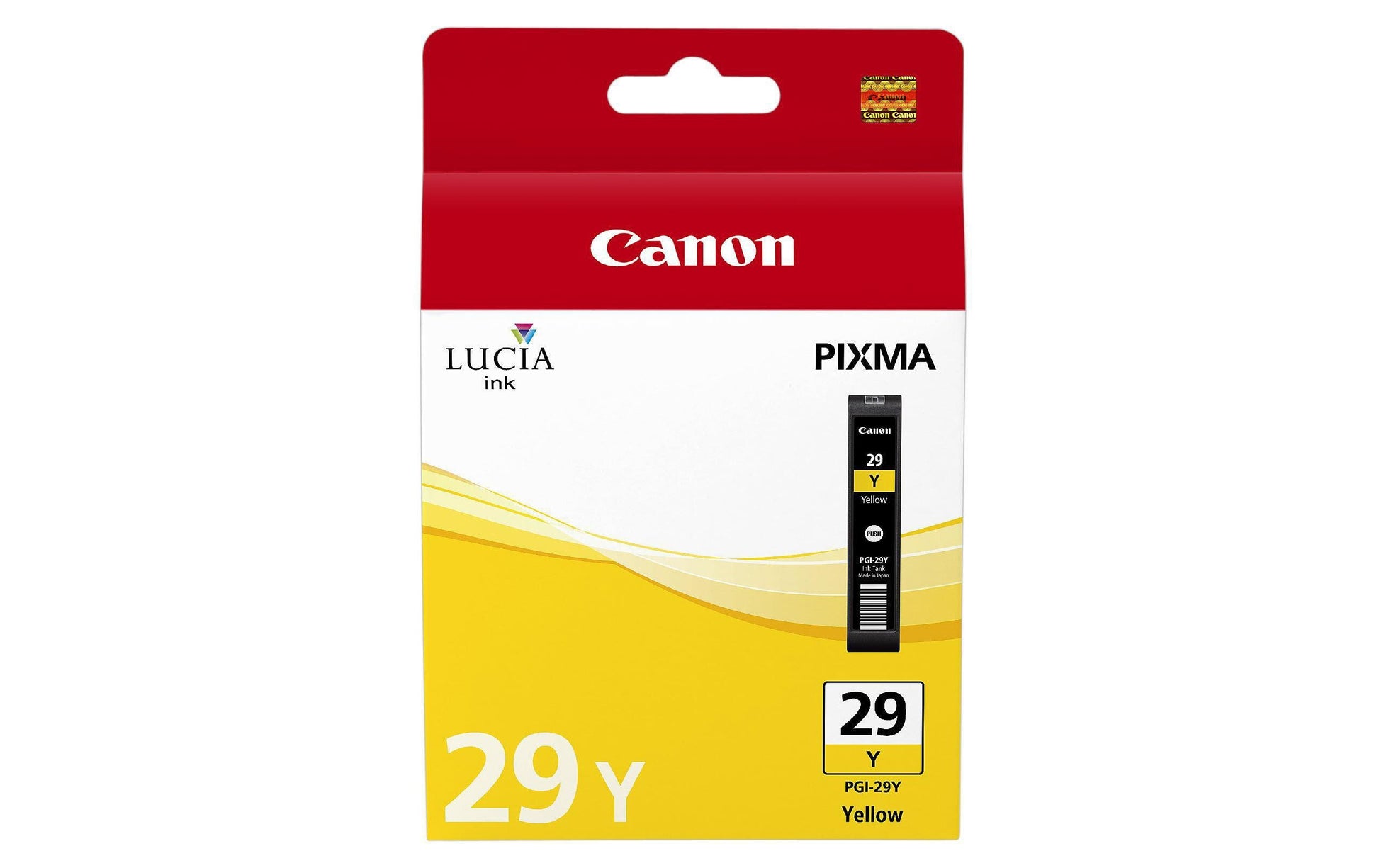 Canon Tintenpatrone PGI-29, Gelb, 1'420 Seiten – für Inkjetdrucker/Multifunktionsgeräte