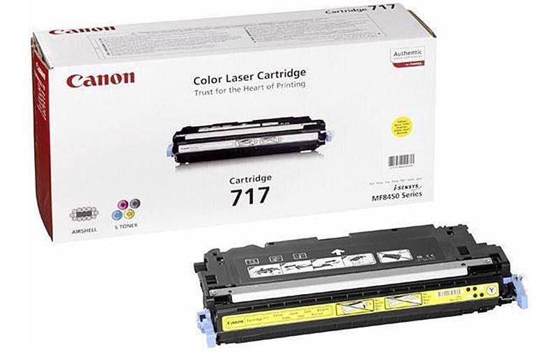 Canon Toner 717Y – gelb, 4000 Seiten