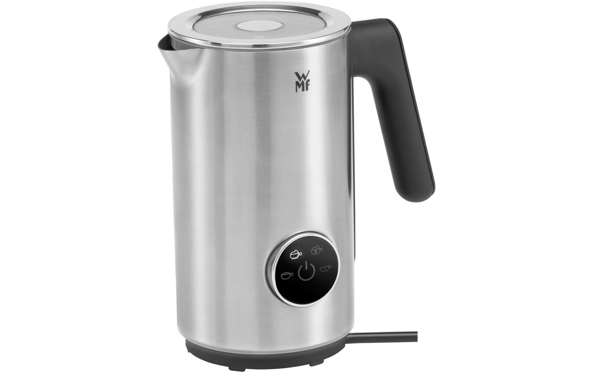 WMF Milchaufschäumer Lumero 0413300011 – 250 ml, 500 W, abnehmbarer Deckel – Edelstahl