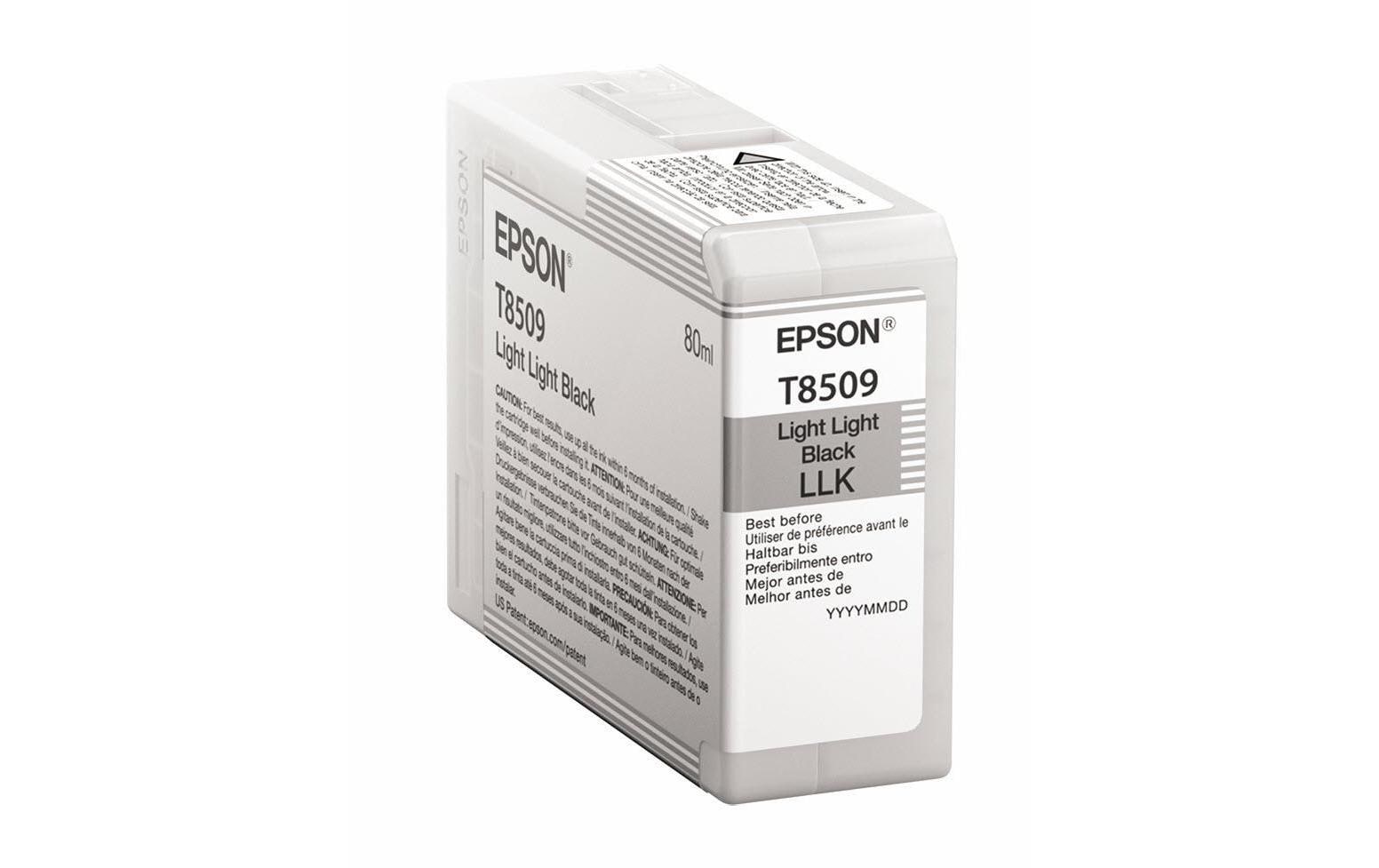 Epson Tintenpatrone T8509, Schwarz, 80 ml