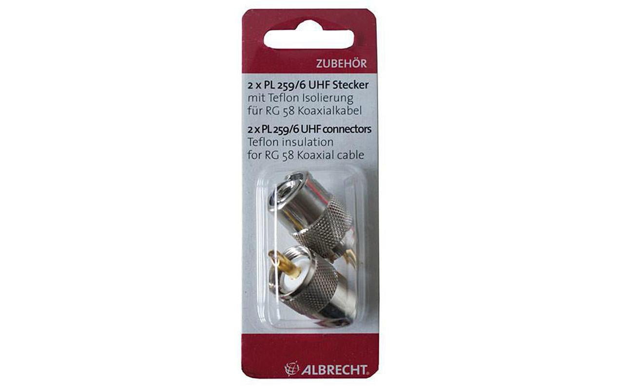 Albrecht PL259 – Antennenadapter (2er-Pack), PL259 M zu PL259 F