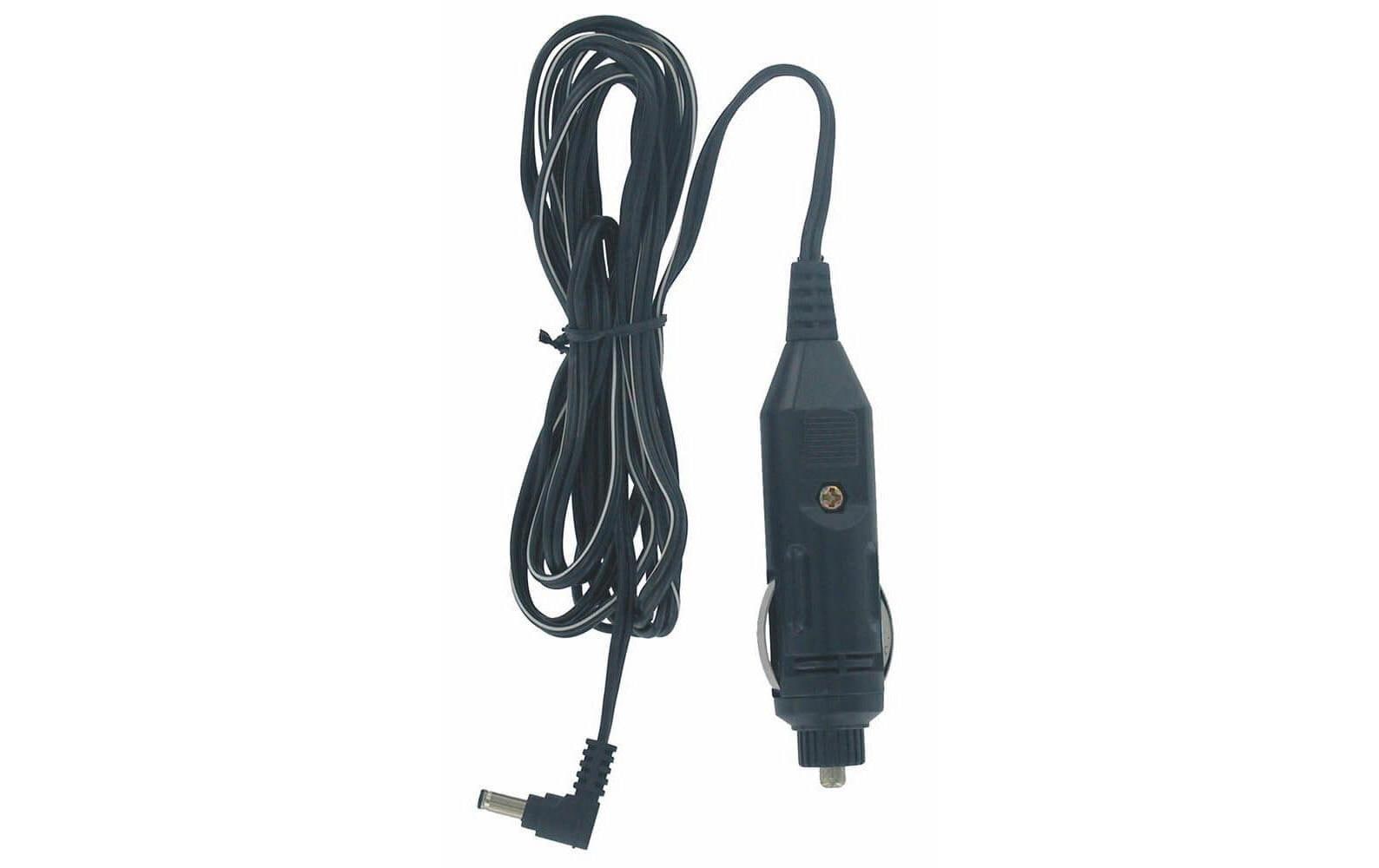 Albrecht KFZ-Ladekabel, 12 V, 90° Winkelstecker, Männlich, Schwarz