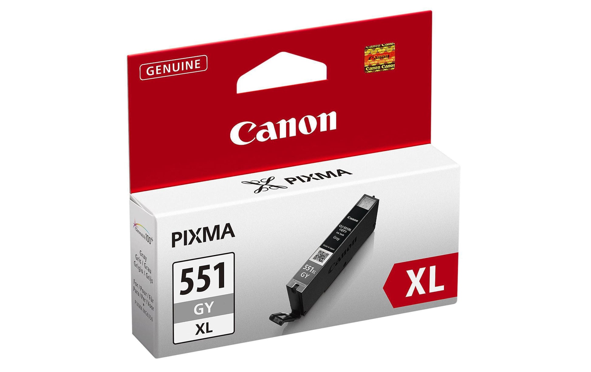 Canon Tintenpatrone CLI-551XL, Grau, XL, 275 Seiten – für ausgewählte Modelle