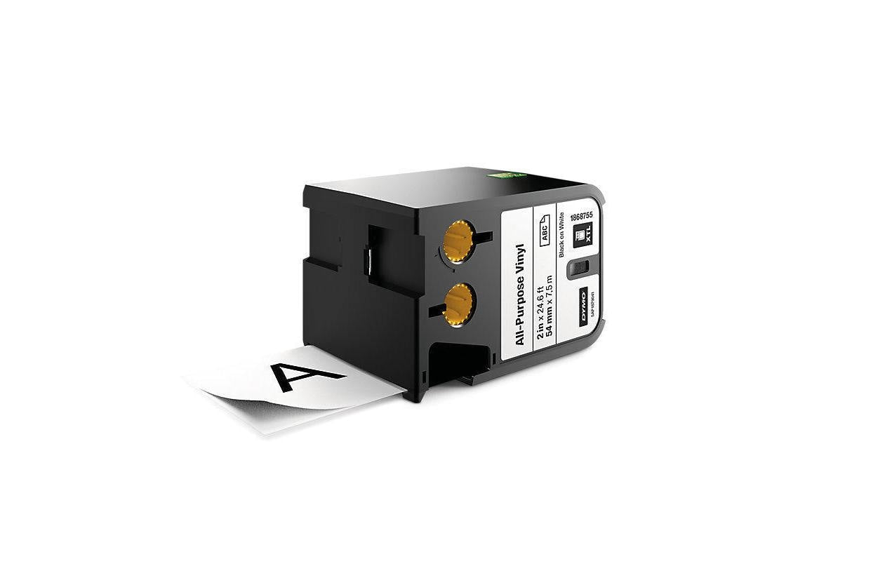 DYMO Schriftband – 54 mm × 7 m, weiss, schwarz – 1868755