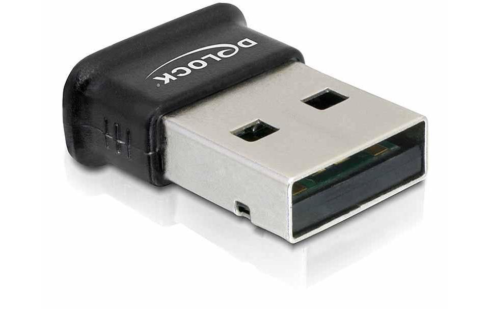 DeLOCK 61889 USB-Bluetooth-Adapter – Bluetooth 4.0, 10 m, USB 2.0, Schwarz