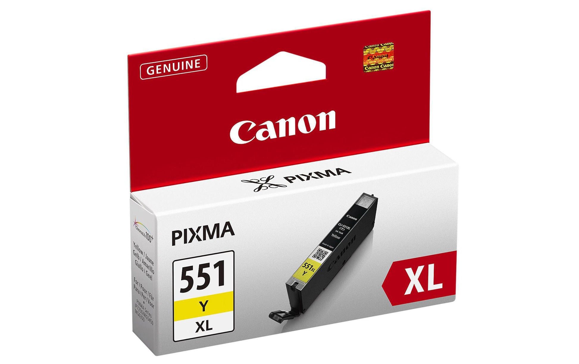 Canon Tintenpatrone CLI-551XL Y, Gelb, XL, 695 Seiten – für CLI-551XL