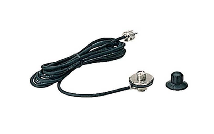 Albrecht T301 – Antennenhalterung/Adapter (1er-Pack), PL-Stecker (männlich), 3,5 m Kabel, Schwarz