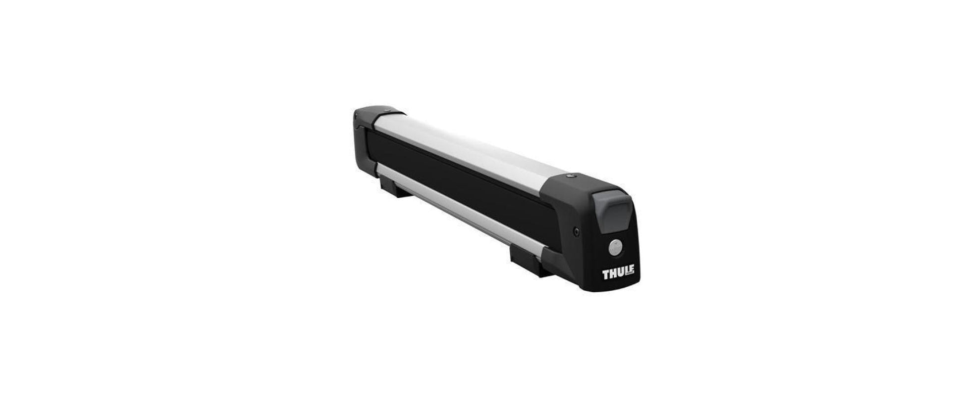 Thule Skiträger SnowPack 7324 – abschliessbar – für WingBar/SlideBar/SquareBar – 4 Ski/2 Snowboards
