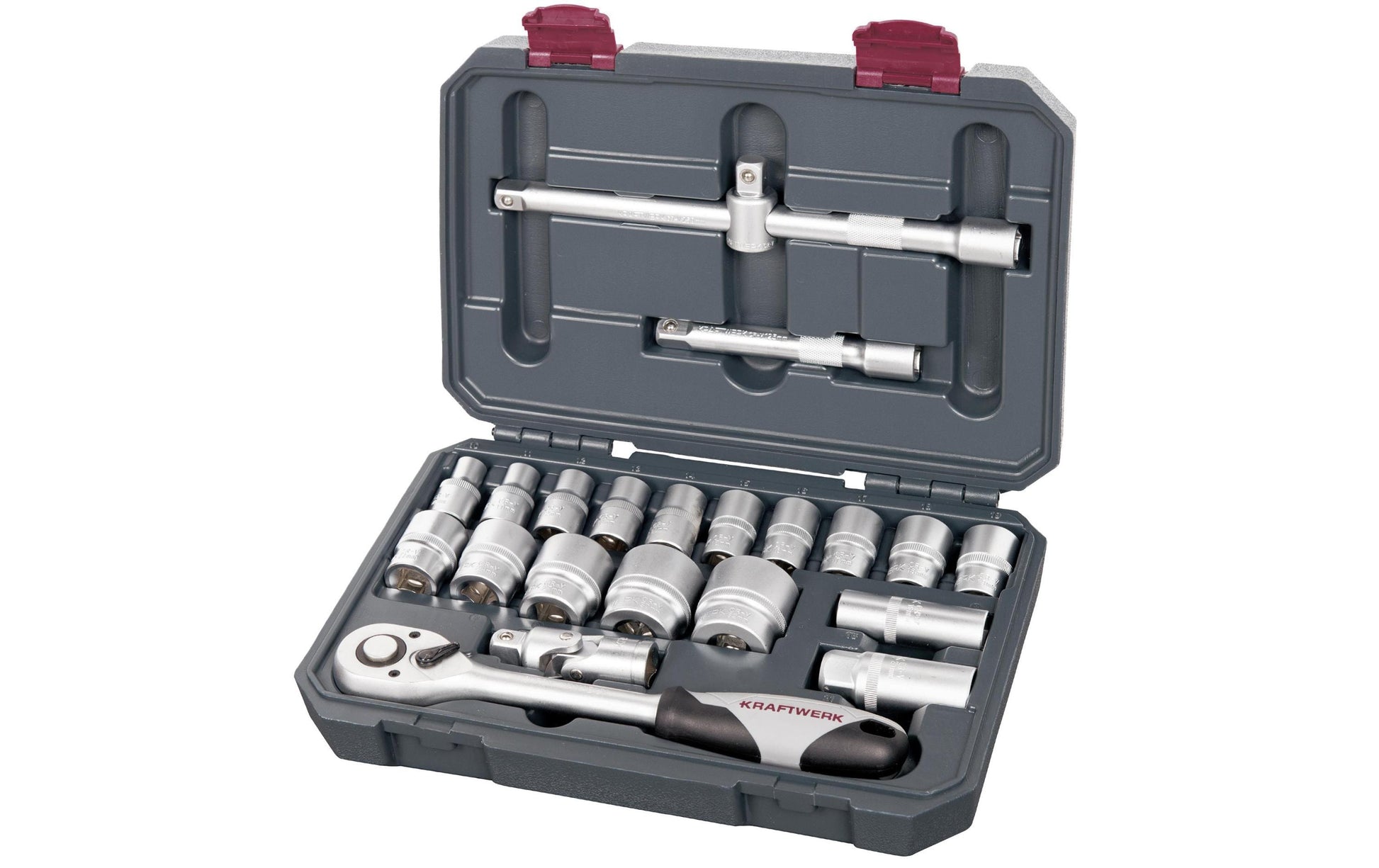 Kraftwerk Steckschlüsselkoffer – Antrieb 1/2"