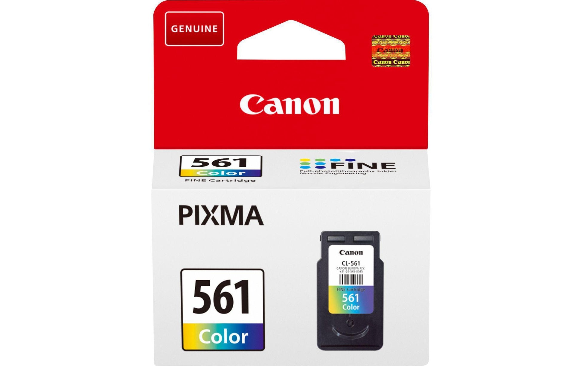 Canon Tintenpatrone CL-561, Farbe, 180 Seiten – für Tintenstrahldrucker/Multifunktionsgeräte