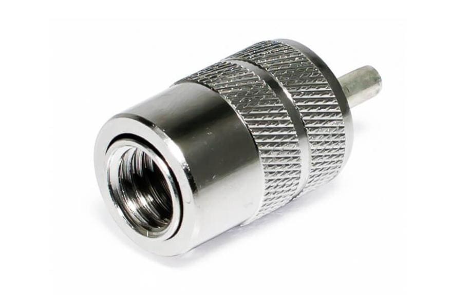 Albrecht T205 – Antennenadapter PL-259 (HF-Stecker), Silber