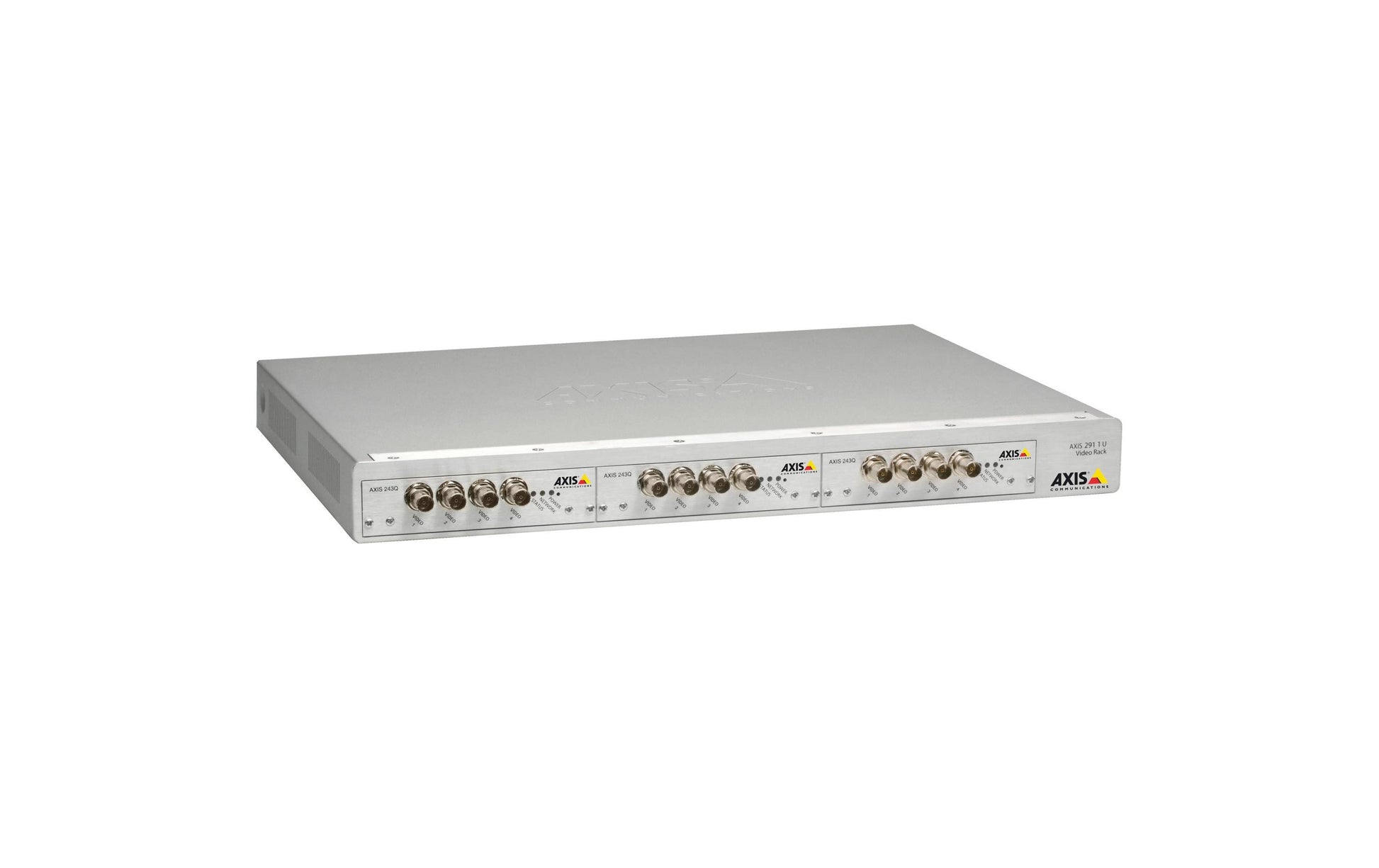AXIS 291 1U Video Encoder Rack – 19", 16 Kanäle – Blade-Anschlüsse – Silber