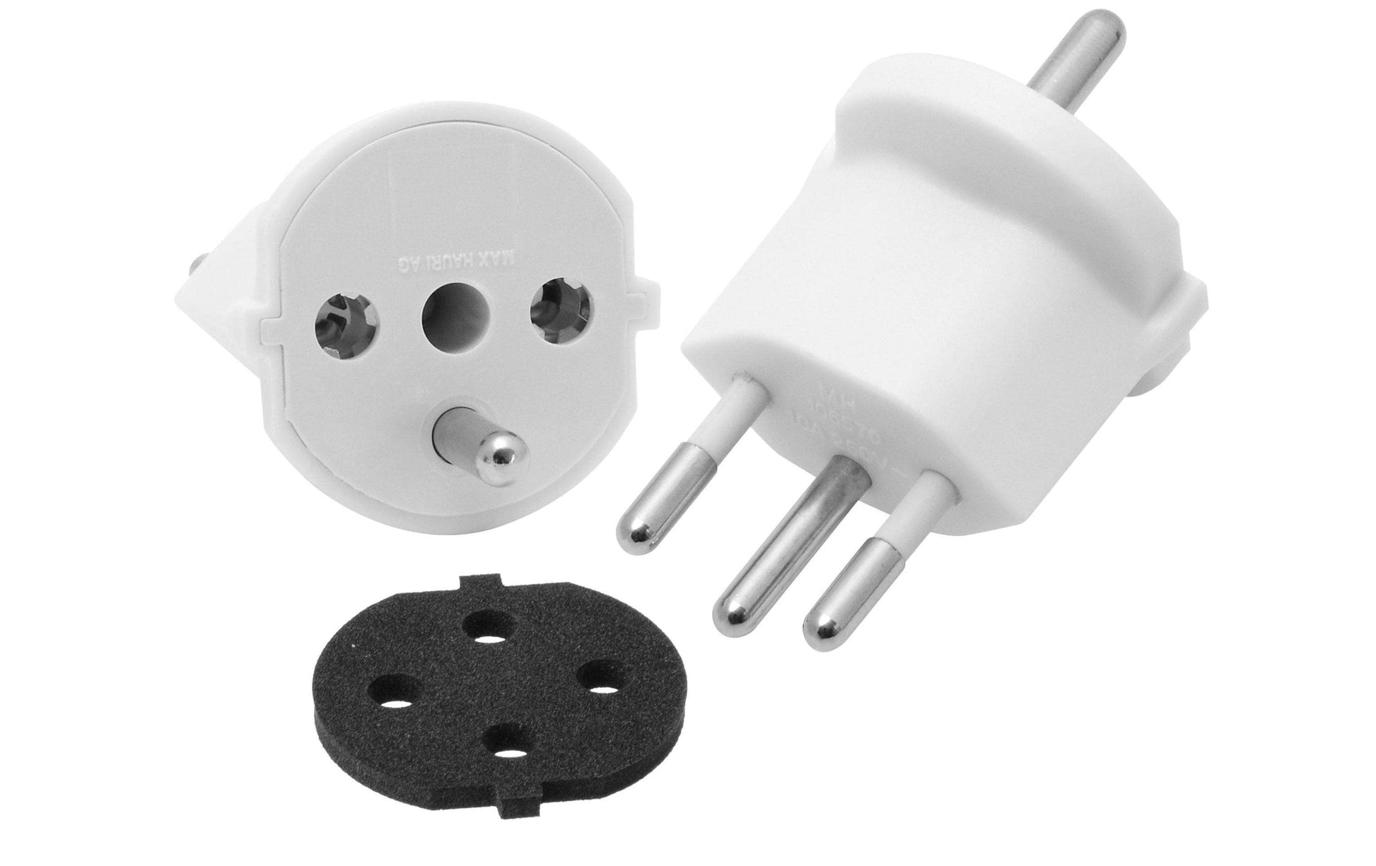 Max Hauri AG Max Hauri Adapterkabel, T12–Schuko (Typ F), IP44 – weiss