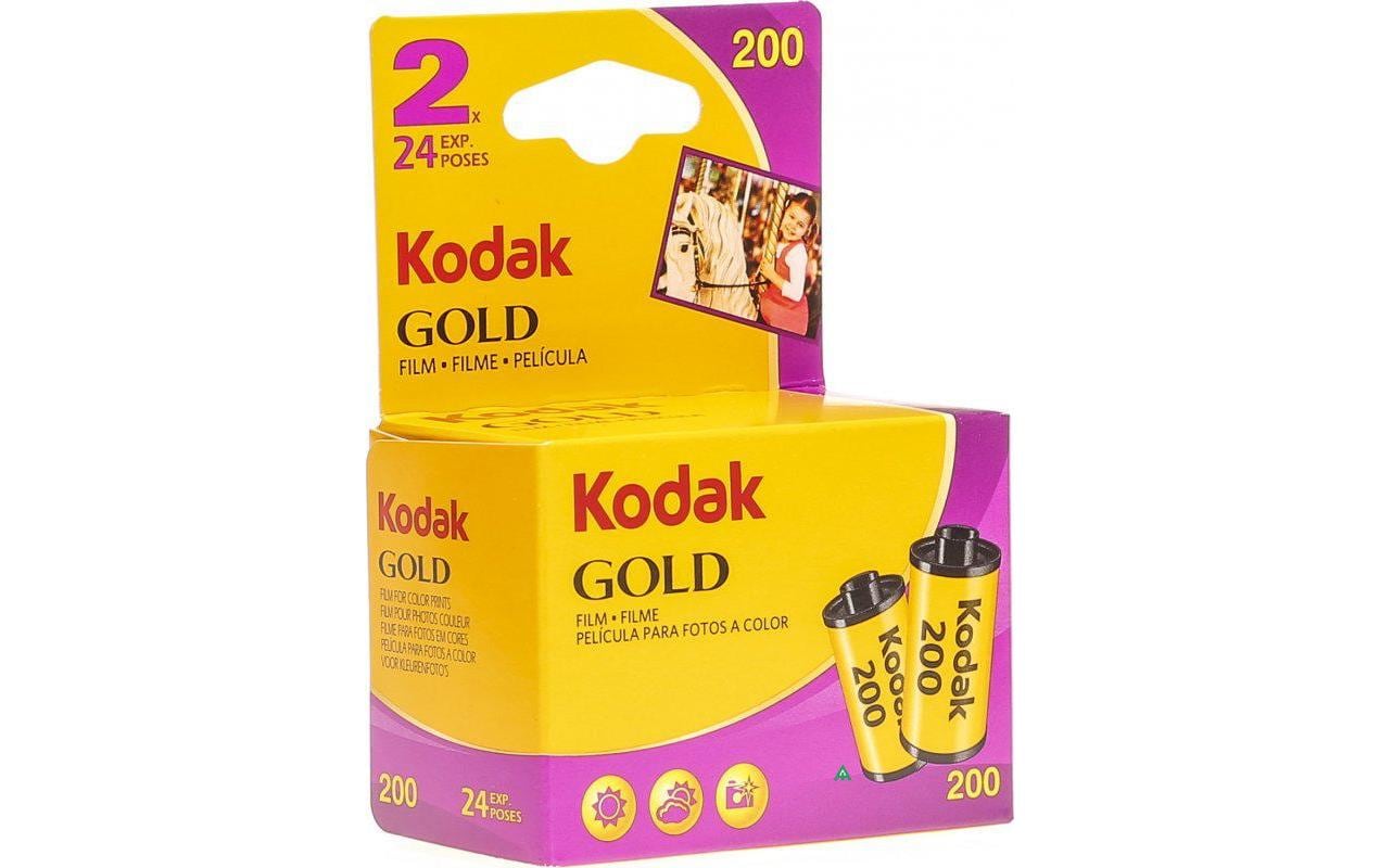 Kodak Gold 135 Farbnegativfilm – 200 ISO – 24 Aufnahmen – 2er-Pack