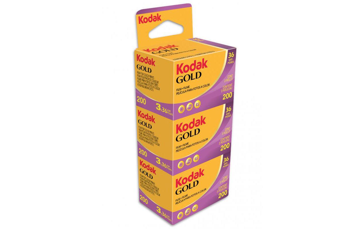 Kodak Gold Farbnegativfilm 135/36 – 200 ISO, 36 Aufnahmen
