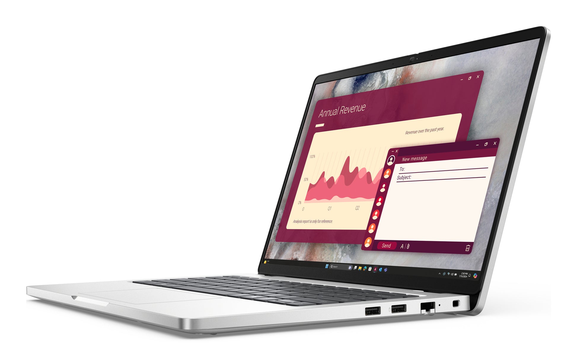 Dell Pro 14 PC14250 – 14" WUXGA, Core Ultra 5 225U, 16 GB, 512 GB SSD, Win 11 Pro, QWERTZ (CH)